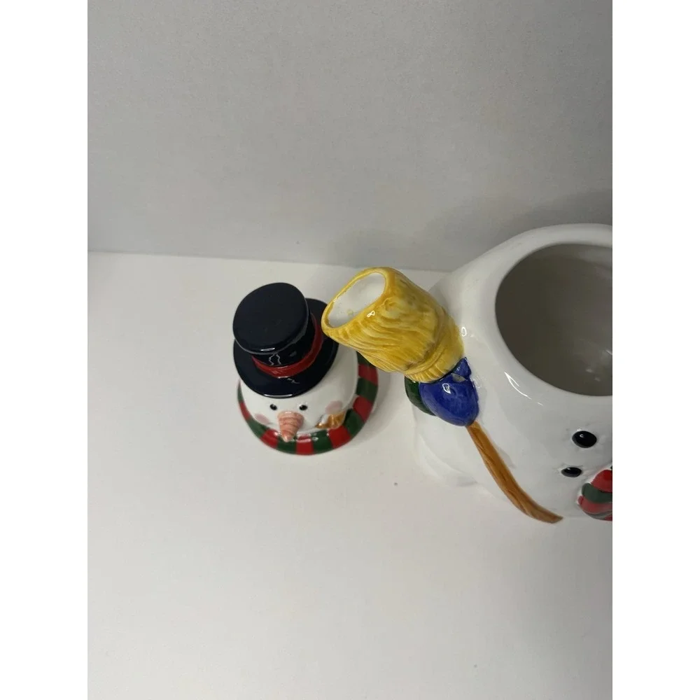 Vintage‎ Snowman Decorative Christmas Tea Pot